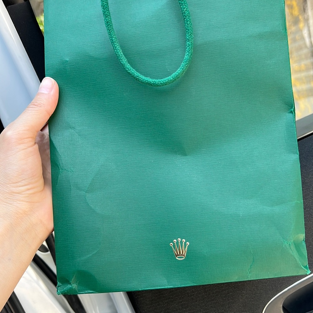 Authentic Rolex Shopping Bag